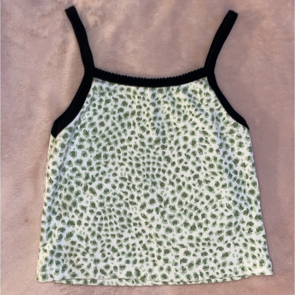 Cheetah belle tank top